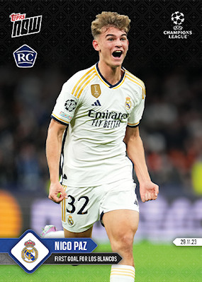 新しいスタイル レアル・マドリード Card 2023-24 UCL トップスナウ